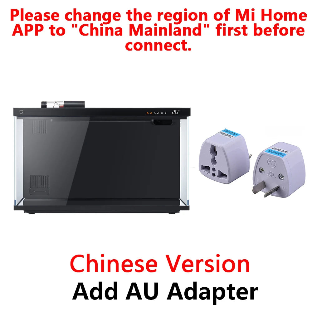 New Mijia Smart Fish Tank MYG100 Work With Mijia APP Mobile Controlled Remote Feeding Smart Lighting System Light Aquarium20L