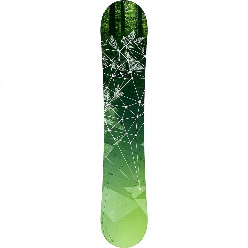 Tabla de Snowboard All Mountain de Madera y Fibra de Carbono Starry Sky, Tabla de Snowboard para Adultos, Venta Caliente para Deportes de Invierno