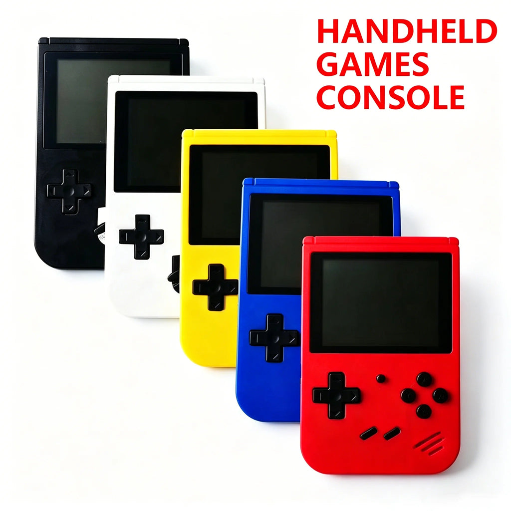 Consola de juegos portátil retro con 500 juegos clásicos integrados, salida de TV, opción para dos jugadores, ocio infantil