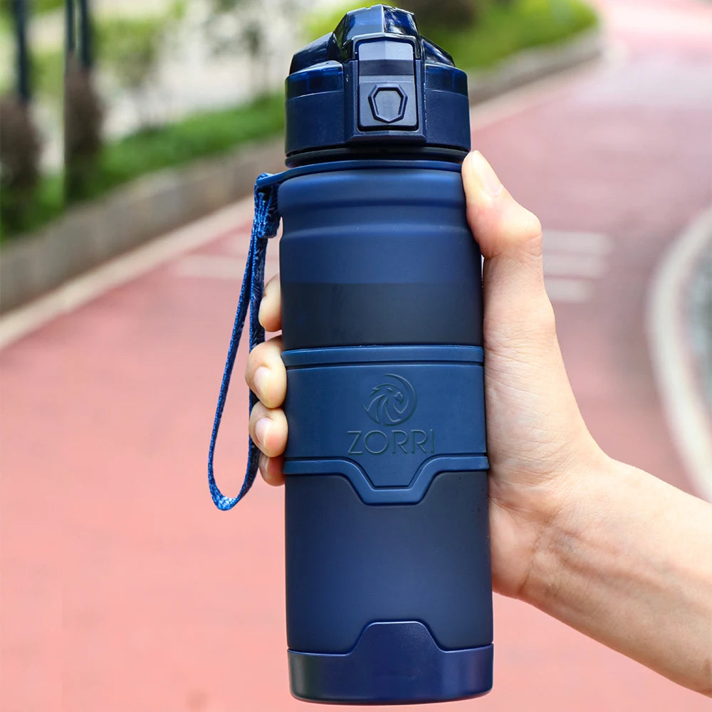 ZORRI-botella de agua para deportes al aire libre, Material Tritan, coctelera de proteínas, Camping, senderismo, libre de Bpa, para niños, Borraccia Gourde