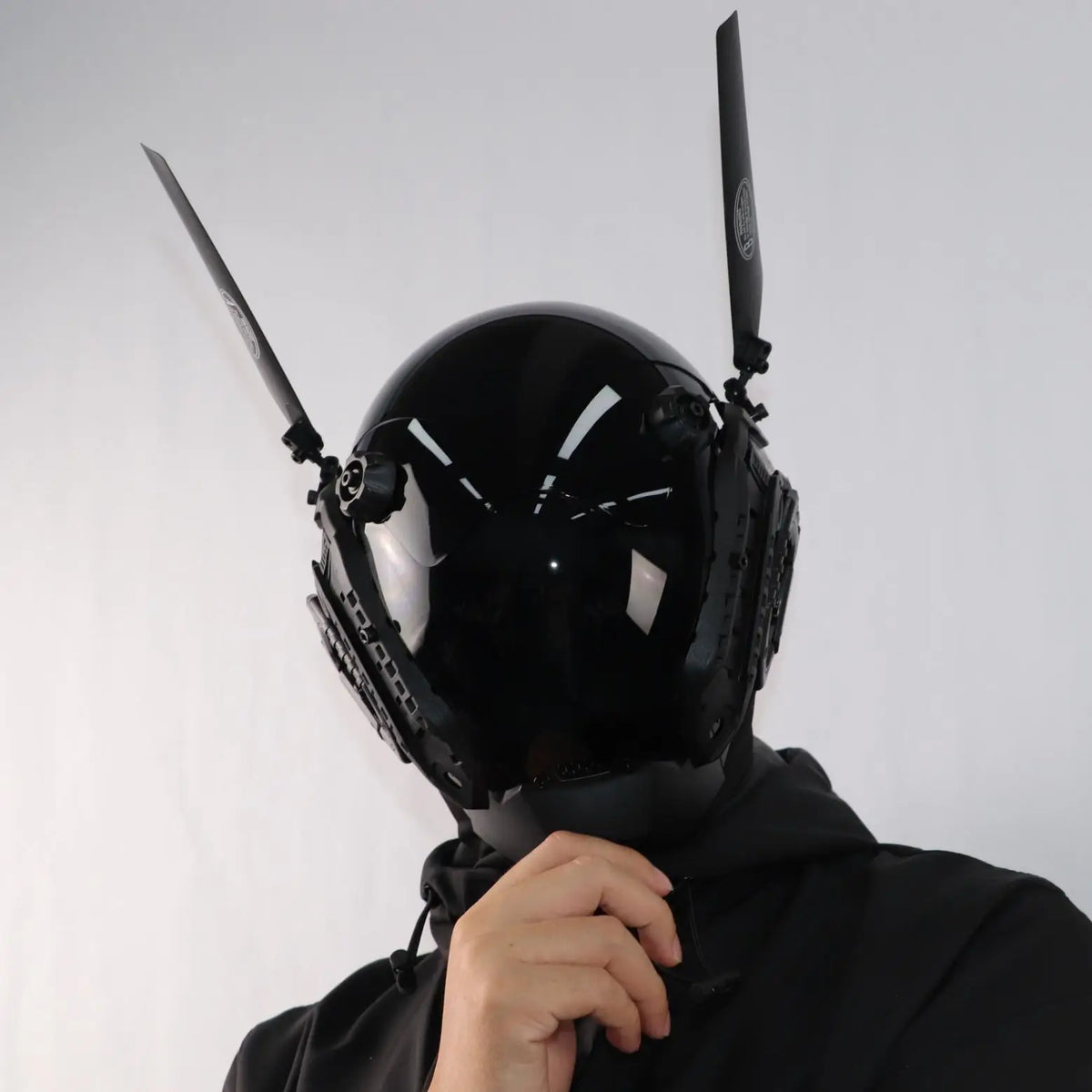 Máscara Cyberpunk de Cara Completa para Cosplay, Disfraz, Accesorio para Halloween, Festival de Música, Comic-Con, Juego de Rol, Máscara de Guerrero Mecánico de Ciencia Ficción