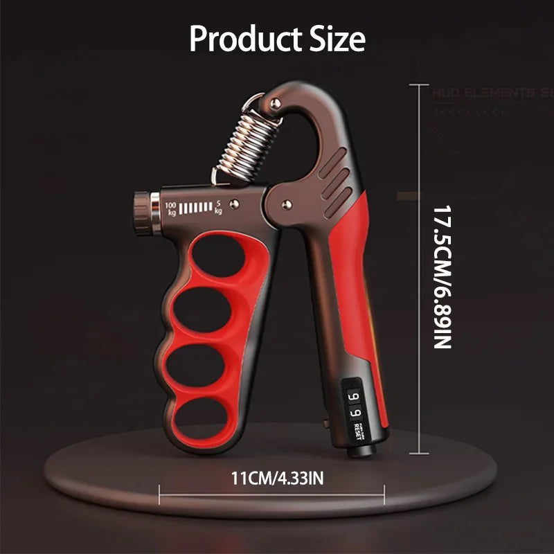 Expansor de muñeca para gimnasio, fortalecedor de mano, recuperación muscular ajustable, ejercicio de fuerza de mano, 5-60/100/150kg