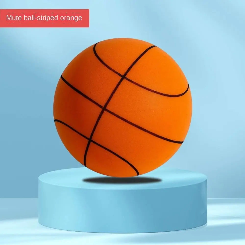 Pelota de baloncesto de entrenamiento silencioso de alta elasticidad, bolas hinchables de Bajo Decibelio, amortiguación ligera que rebota, 18cm, 22cm, 24cm