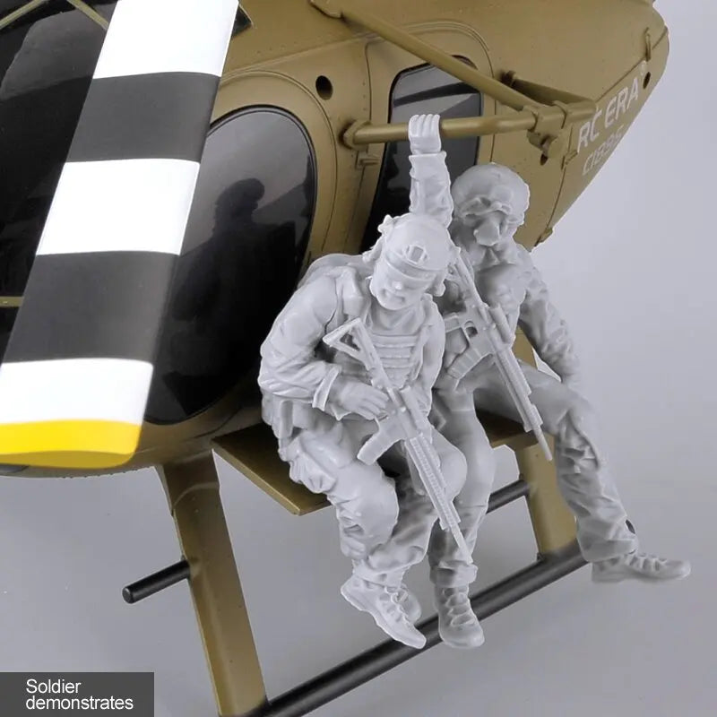 Helicóptero RC Era C189S, escala 1:28, simulación de dron de una sola hélice sin escobillas, posicionamiento por flujo óptico, modelo de aeronave.