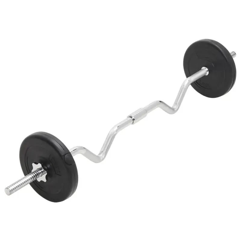 Set de Mancuernas y Barras de 30 kg, Kit de Levantamiento de Pesas, Discos de Hierro Fundido, Equipo de Entrenamiento de Fuerza para Gimnasio en Casa, Set de Ejercicio para Hombres y Mujeres