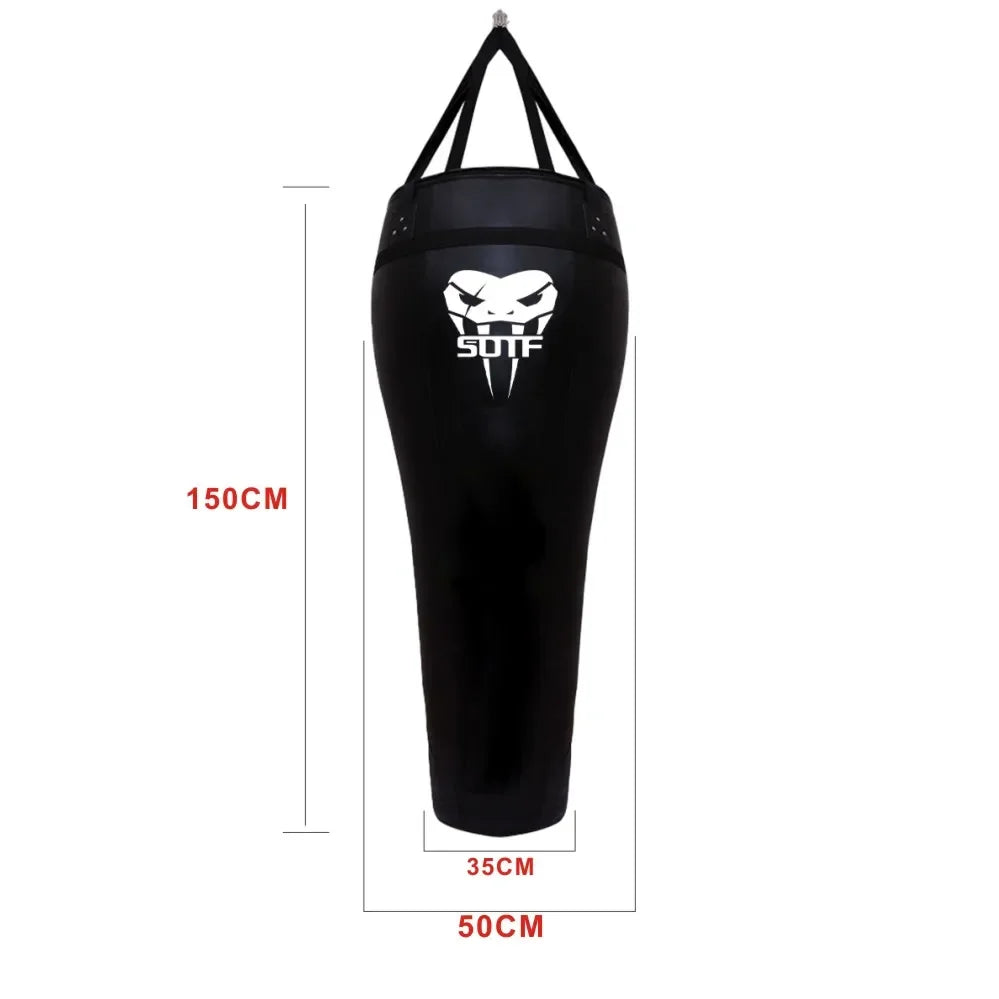 Bolsa de arena multifuncional con parte trasera de rebote para artes marciales, bolsa de boxeo resistente con gancho de cadena de Metal, equipo deportivo plegable
