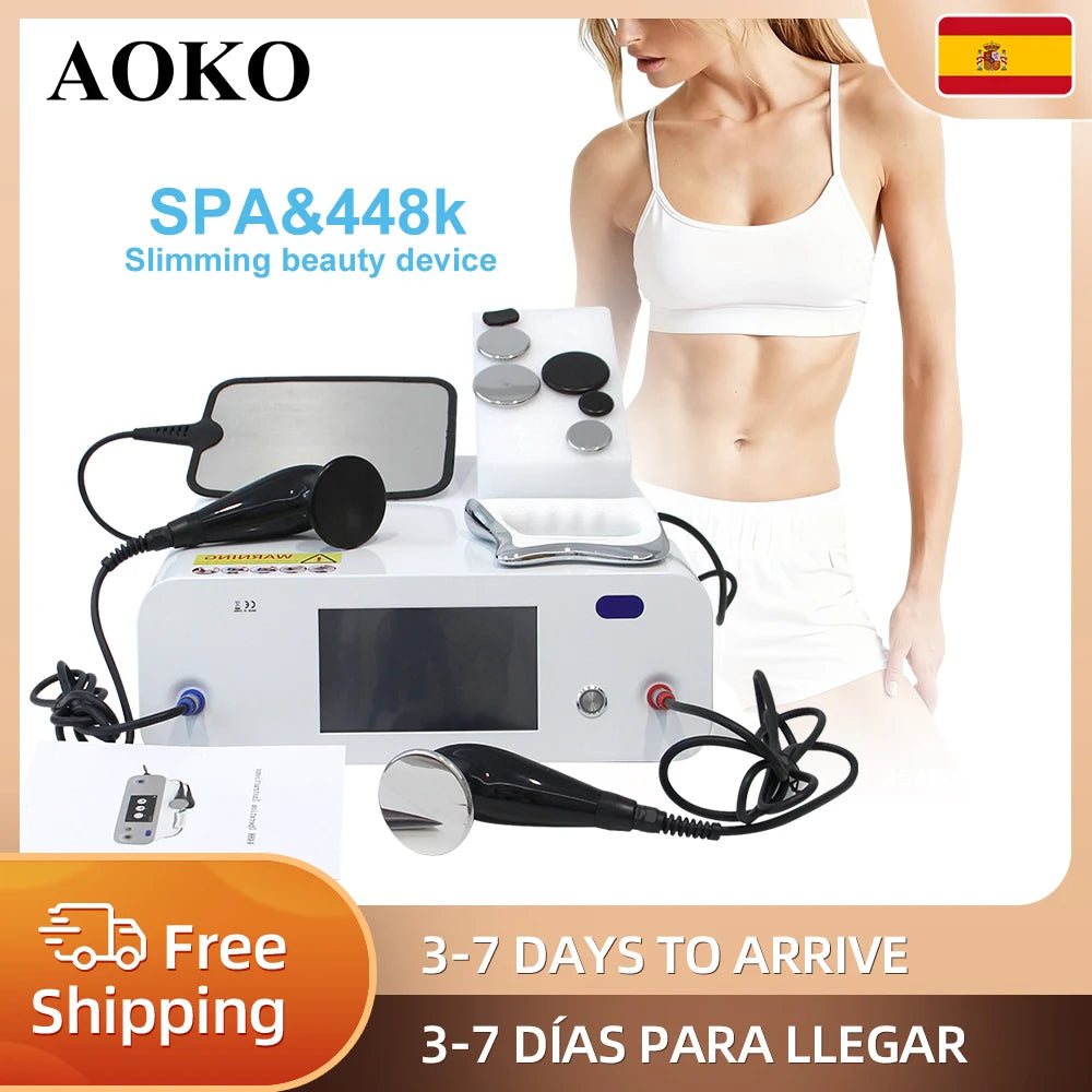 Máquina de Belleza de Penetración Térmica AOKO 448K, Dispositivo de Rejuvenecimiento Facial, Estiramiento de la Piel, Pérdida de Peso y Adelgazamiento
