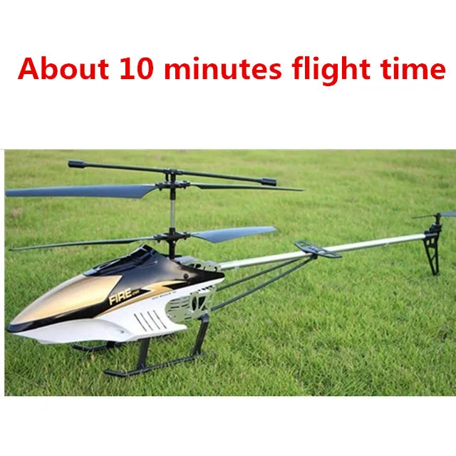 Nuevo helicóptero Rc 3.5CH 80cm avión grande Extra duradero con luces LED aleación para exteriores helicópteros RC distancia de Control 100m