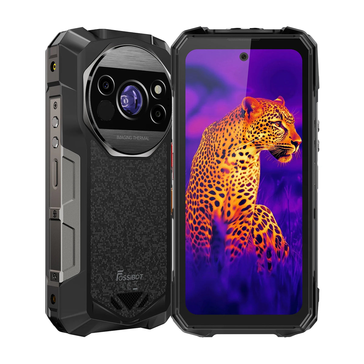 FOSSiBOT F115 Ultra, el primer teléfono resistente con triple visión del mundo, 36 GB (12+24) de RAM + 256 GB, Android 16, 20000 mAh, cámara de visión nocturna de 64 MP