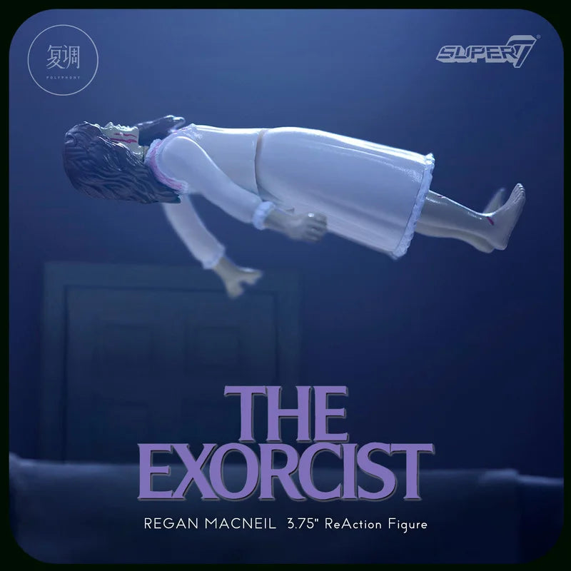 En Stock Super7 el exorcista reacción Regan figura de reacción película colección de juguetes de terror muñeca de regalo Halloween cumpleaños