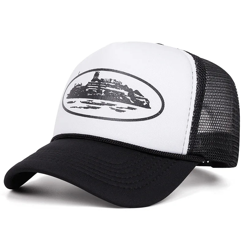 Gorras de béisbol con bordado de letras nuevas, unisex, estilo hip hop, transpirables, versátiles, para el sol, estilo callejero, tipo camionero