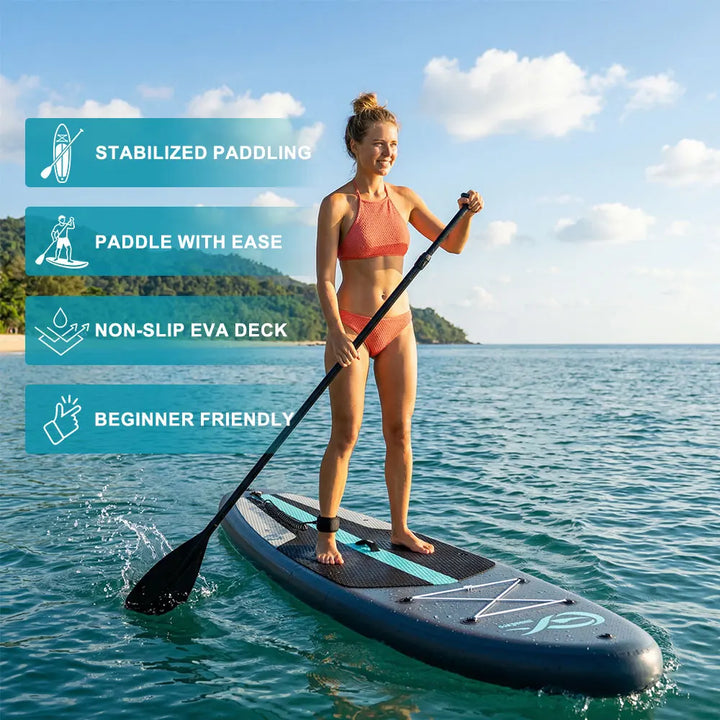 Tabla de Paddle Surf Inflable InnoExpo de 350 cm, Tabla de Surf, Tabla de SUP, Antideslizante, para Deportes Acuáticos, Tabla de Paddle Surf ISUP
