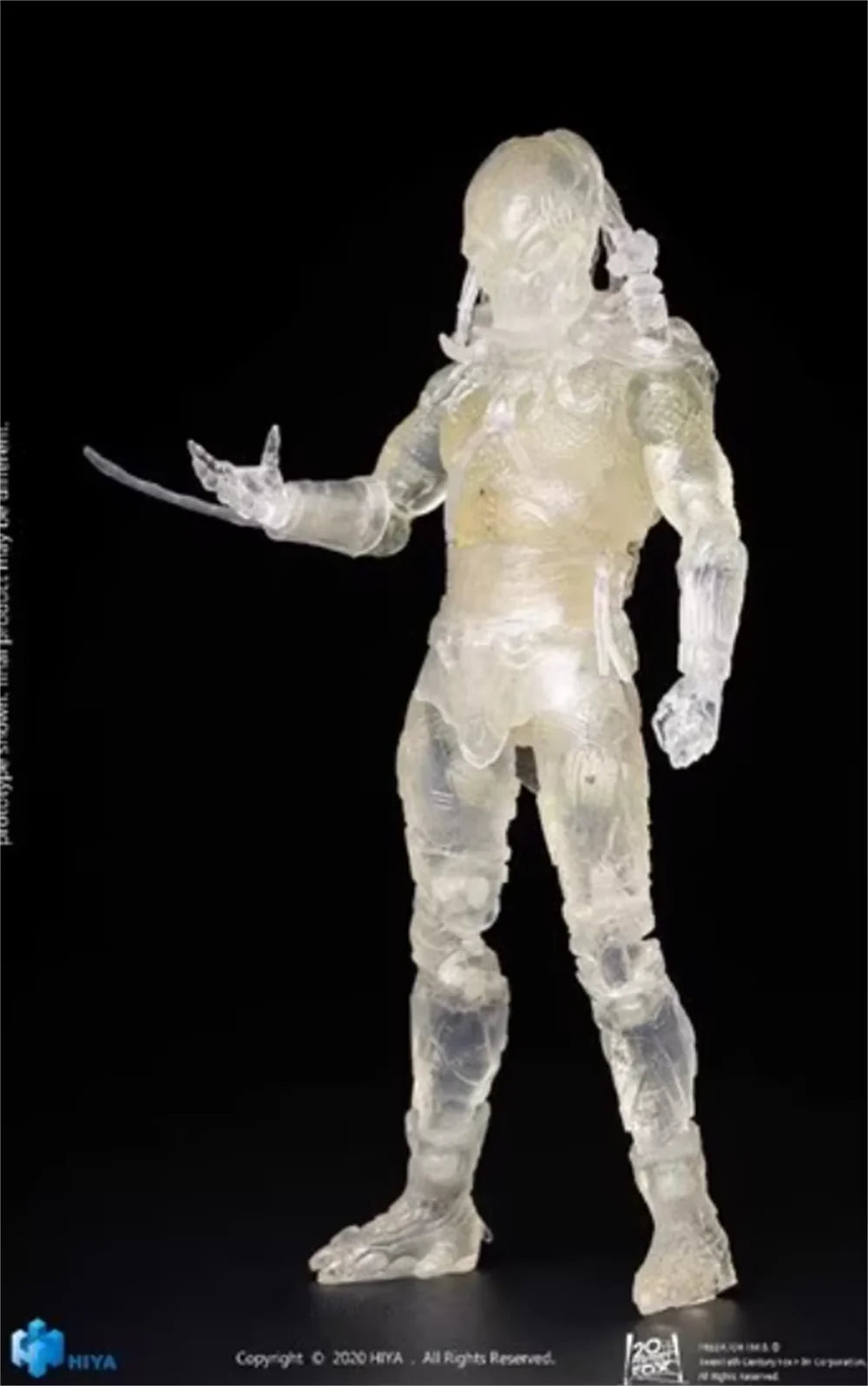 Hiyatoys Serie de Mini Juguetes 1/18 LP0023 LP0024 Blood Warrior Predator Articulación Completa Armas Soldado Plataforma de Soporte Para Colección