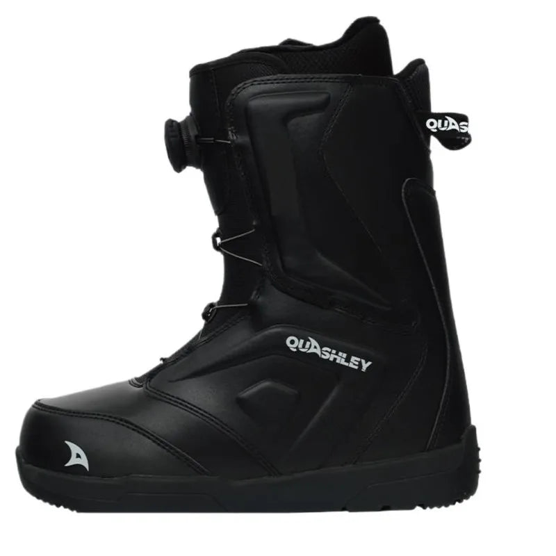 Botas de Snowboard de Calzado Rápido para Mujer y Hombre, Botas de Esquí con Doble Hebilla Grabada, Equipo de Snowboard