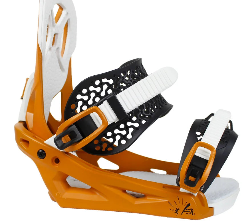Fijaciones de snowboard para principiantes, adaptación todo terreno