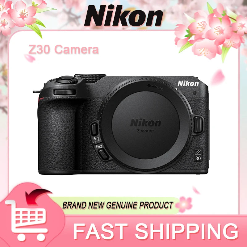 Cámara Nikon Z30 sin Espejo, Fotografía Profesional, Video 4K, Cámara para Vlogs, Cámara para Transmisión en Vivo