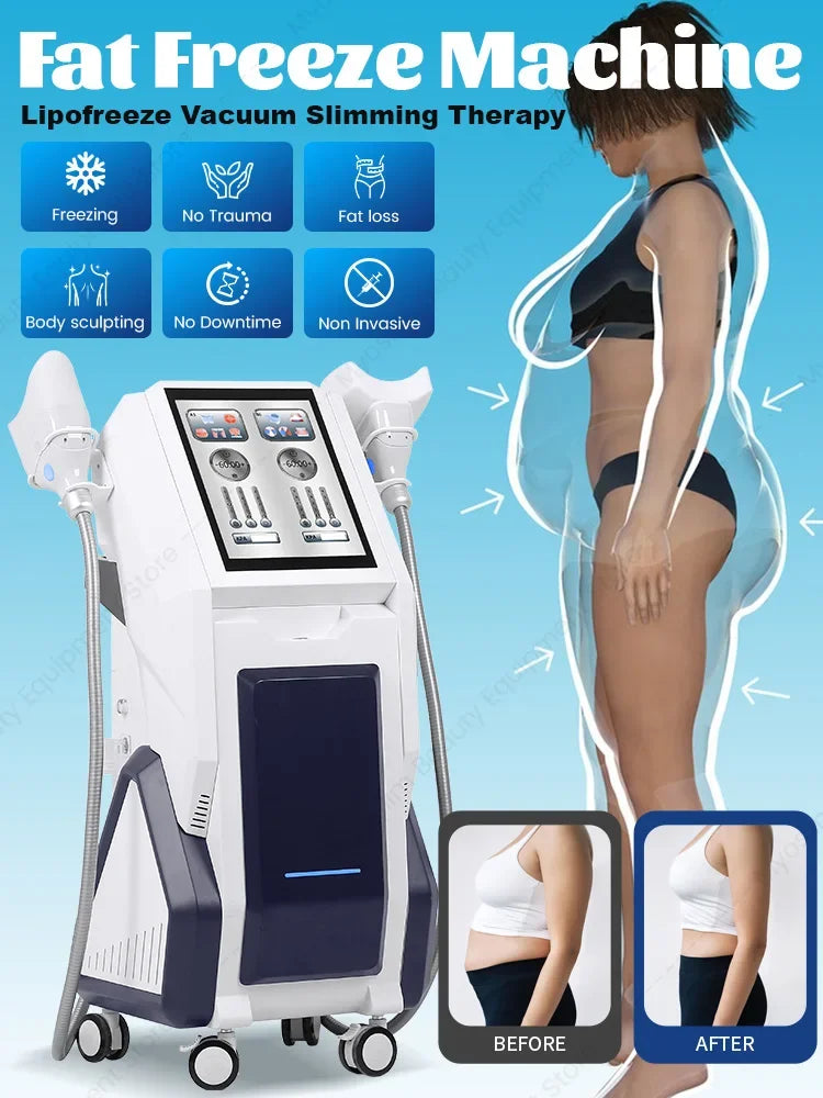 Nueva Máquina Adelgazante Corporal 360 RF, Cavitación, Criolipólisis, Dispositivo para Esculpir el Cuerpo, Tensado de la Piel, Pérdida de Peso, Eliminación Rápida de Celulitis