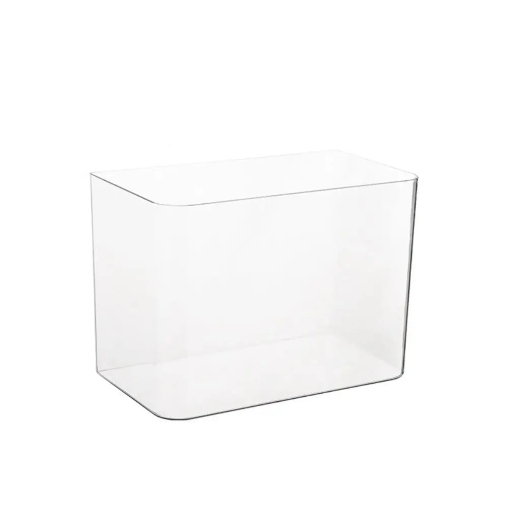Acuario nuevo de PET+ABS transparente con tapa, resistente a caídas, tanque hidropónico, tanque para tortugas, hogar