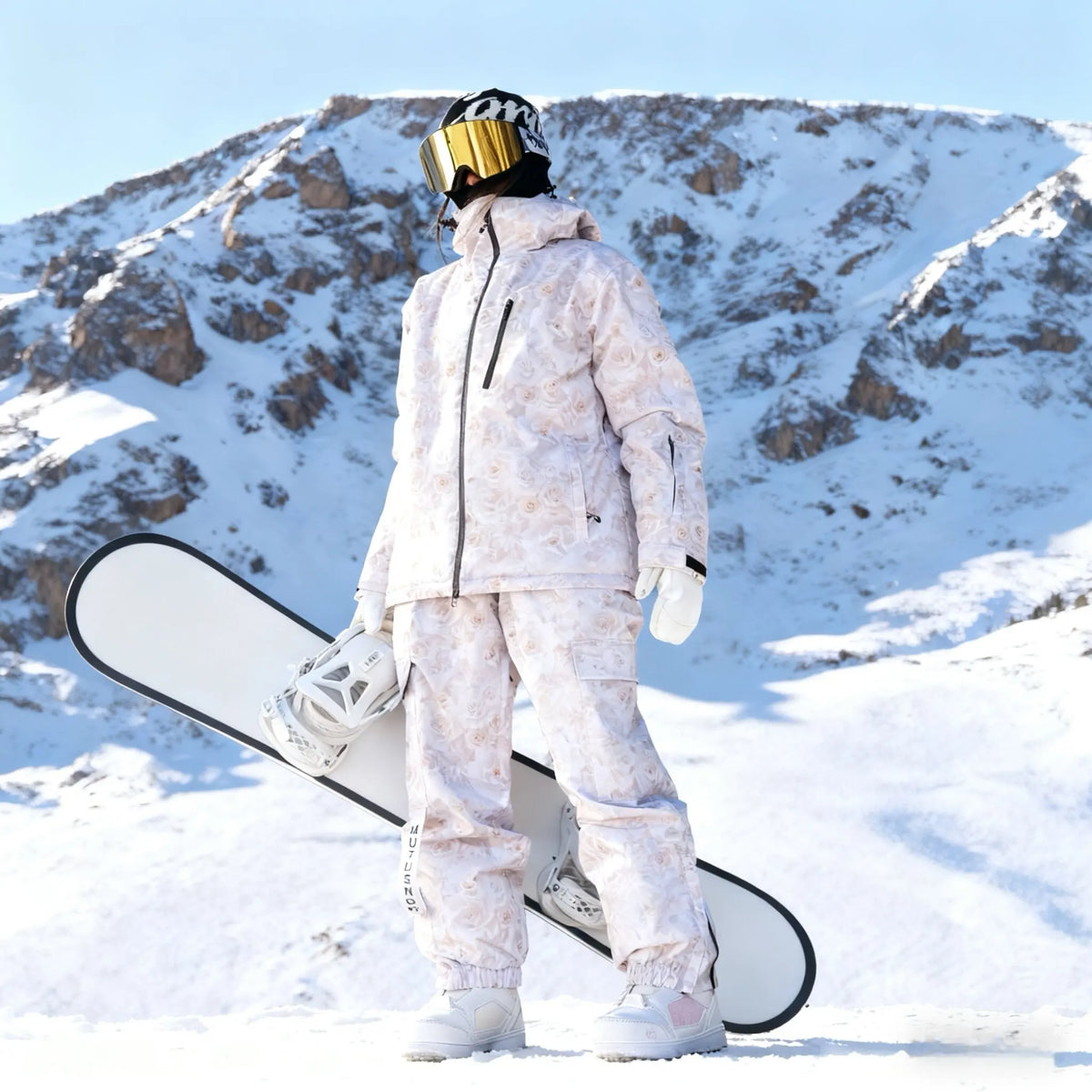 Nuevo conjunto de chaqueta y pantalones de esquí unisex, con capucha, resistente al viento, impermeable, cálido, transpirable y duradero, ideal para actividades al aire libre en invierno y para practicar snowboard.
