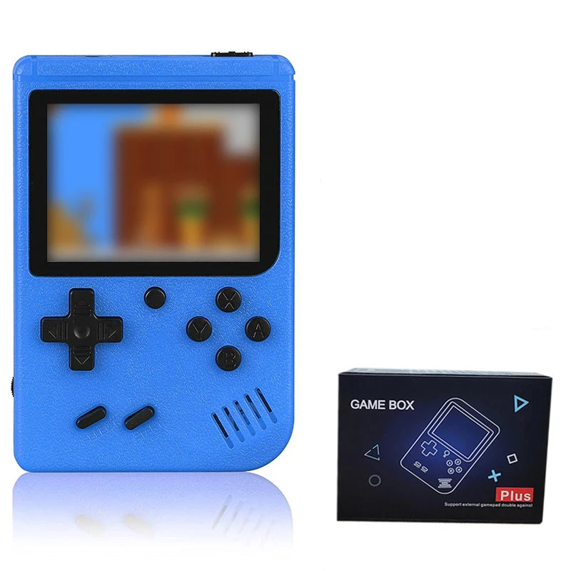 Mini consola de videojuegos portátil retro, 400 juegos integrados, pantalla LCD de 3.0 pulgadas, regalo para niños, consola portátil de 8 bits con salida AV