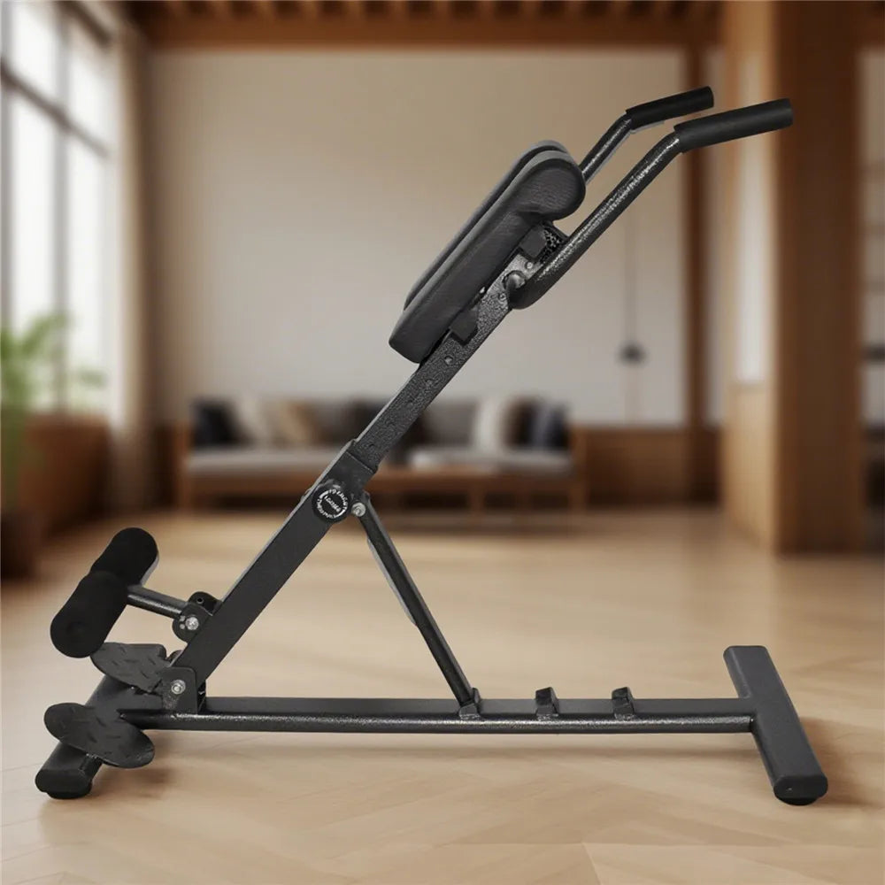 Silla romana, silla de banco de extensión hiper, banco de máquina de gimnasio con respaldo multifuncional, equipo de entrenamiento, equipo de Fitness