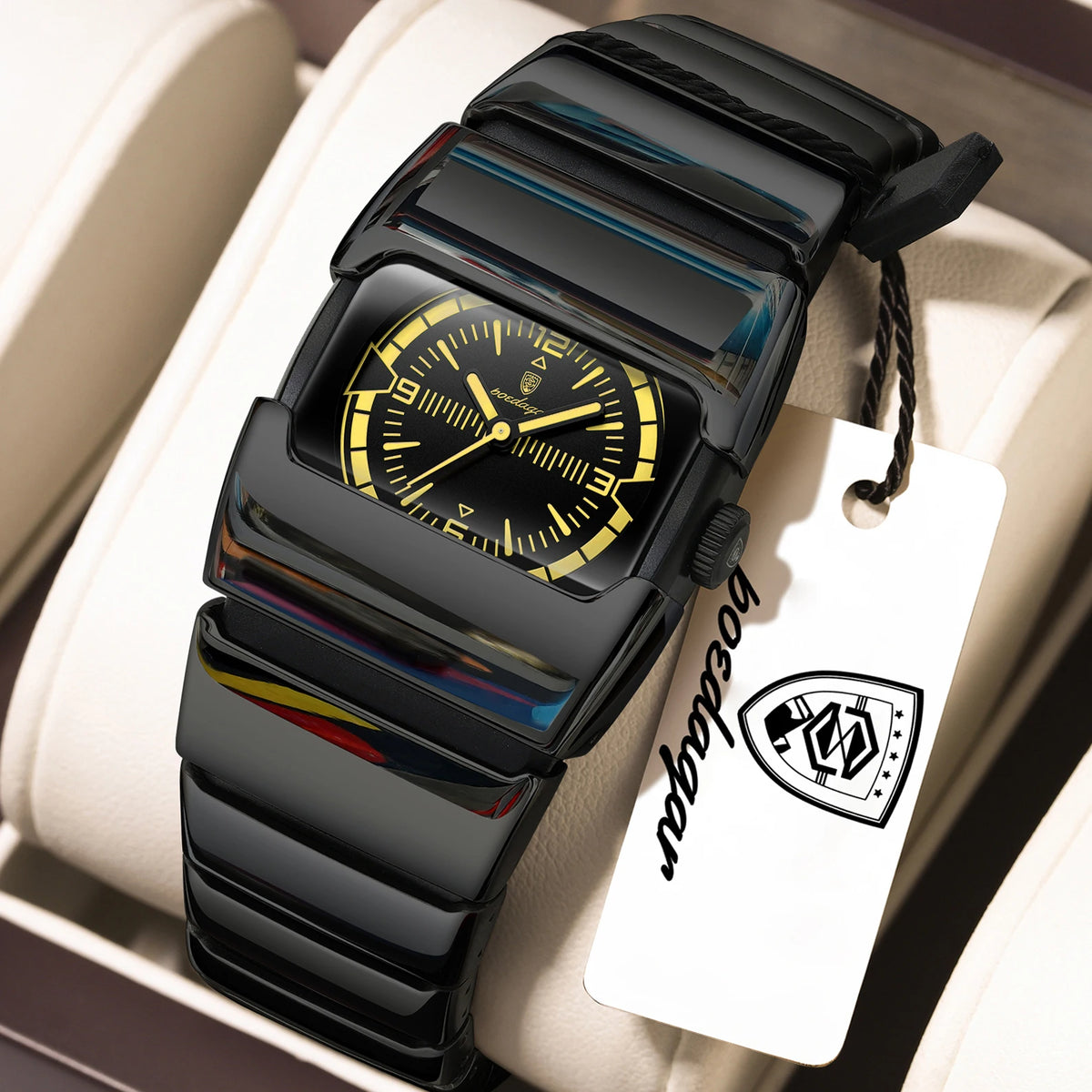 Reloj de pulsera para hombre POEDAGAR de alta calidad, luminoso, resistente al agua, de acero inoxidable, reloj de cuarzo deportivo a la moda para hombre