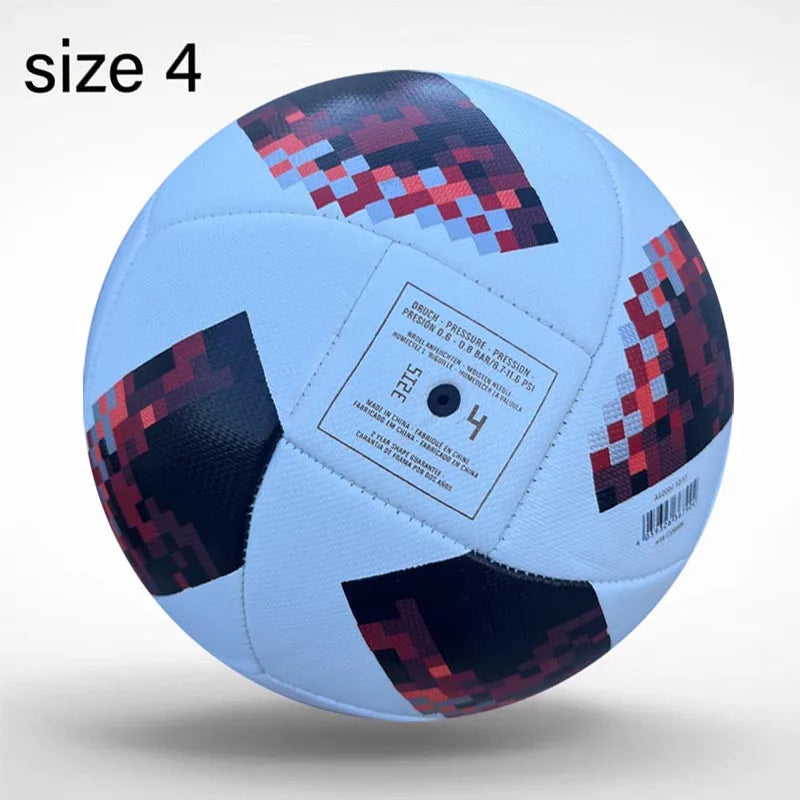 Pelotas De fútbol De alta calidad, tamaño oficial 4/5, Material De PU, equipo De portería sin costuras, juego De partido al aire libre, balón De entrenamiento De fútbol