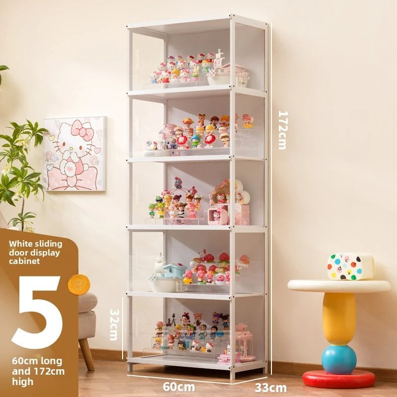 Vitrina expositora multifuncional para el hogar, caja transparente a prueba de polvo para modelos de juguete y figuras de colección (blind box)
