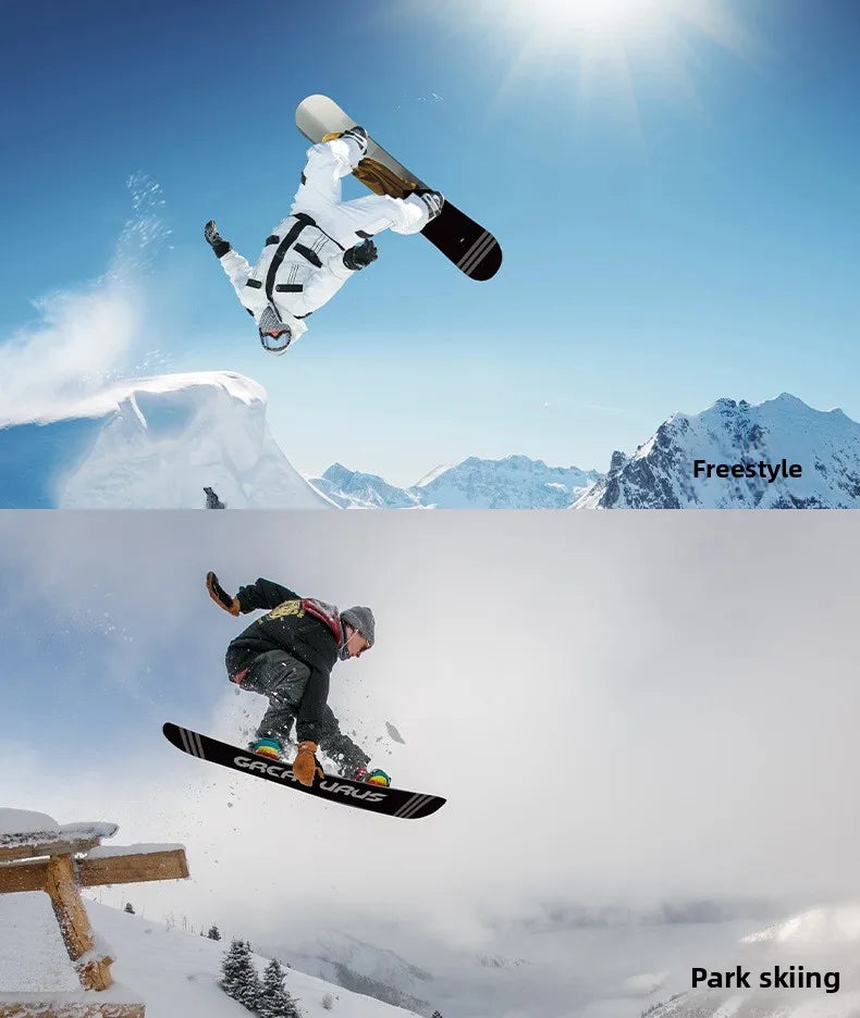 Gran juego de snowboard integral para mujeres adultas para principiantes de invierno y estilo libre