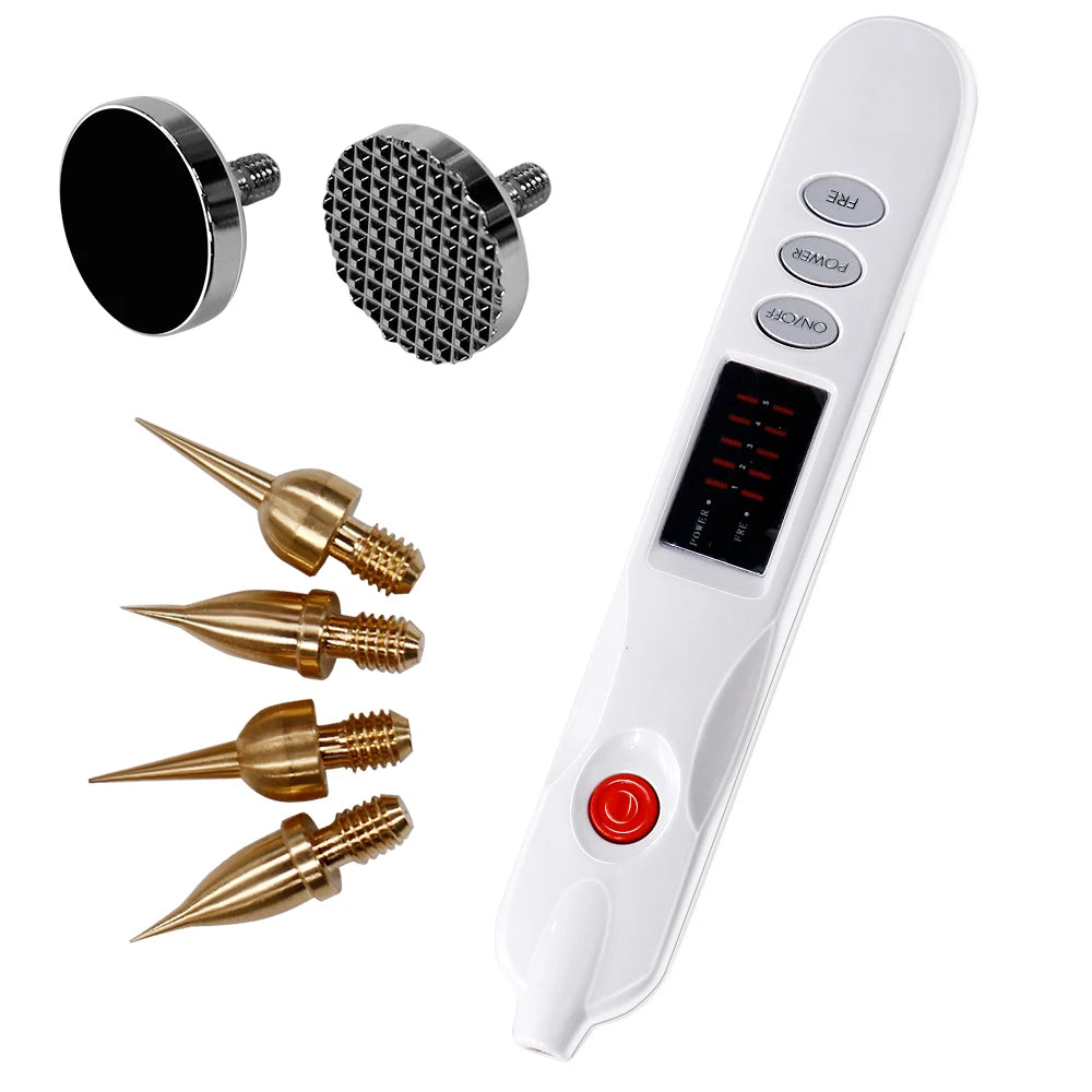 Lápiz Eléctrico Micro-Iónico para el Cuidado de la Piel: Eliminación de Manchas, Pigmentación, Lunares, Pecas y Tatuajes en la Zona del Ojo y Superficies Sensibles