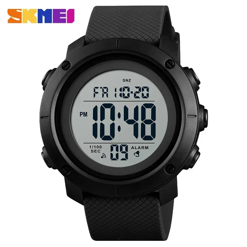 Reloj digital deportivo impermeable SKMEI 1426 para hombre, cronómetro, pantalla LED electrónica, relojes de pulsera para hombre, Reloj Masculino 1416