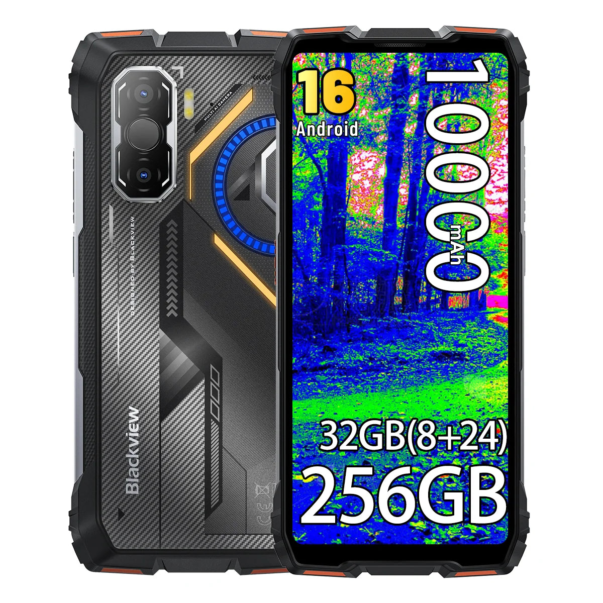 [Shipping From France]  Blackview ROCK 3 Rugged Smartphone Android 16 6.78'' 32GB(8+24)GB+256GB 10000mAh NFC 2.4K Mobile Phone