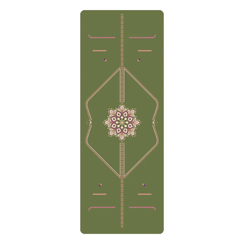 Lezyan, lo más nuevo, estera de Yoga de goma Natural de PU antideslizante, agarre grueso para absorción de sudor, ejercicio, absorción de impacto, entrenamiento, Fitness, gimnasio