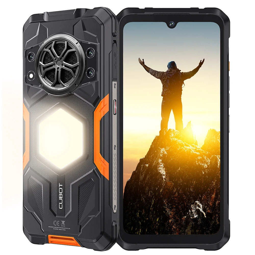 Cubot KingKong Power 5, Smartphone robusto Android 15, Batería de 15300mAh, Pantalla de 6.88" 120Hz, 16GB RAM (6+10), 128GB ROM, MTK G100
