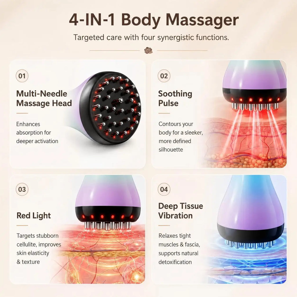 Cepillo Eléctrico Meridian para Masaje Gua Sha, Drenaje Linfático, Anticelulitis, Herramienta de Masaje, Máquina Moldeadora Corporal para Piernas, Brazos y Abdomen