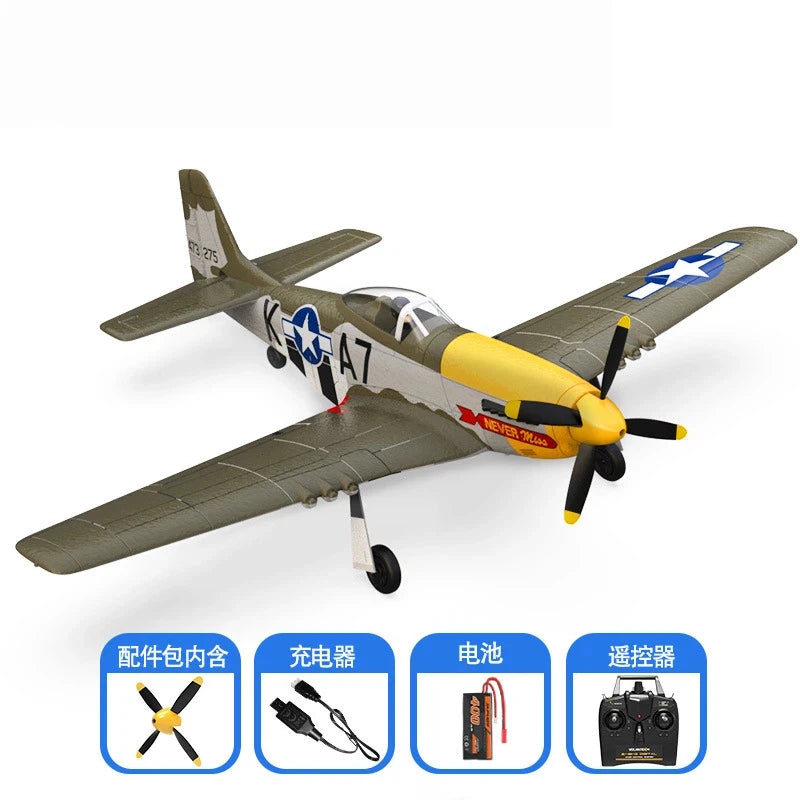 Avión RC Volantex, Avión de Combate de Ala Fija sin Escobillas, Retorno con una Sola Tecla, Recordatorio de Baja Potencia, Sistema de Estabilización Xpilot, para Adultos