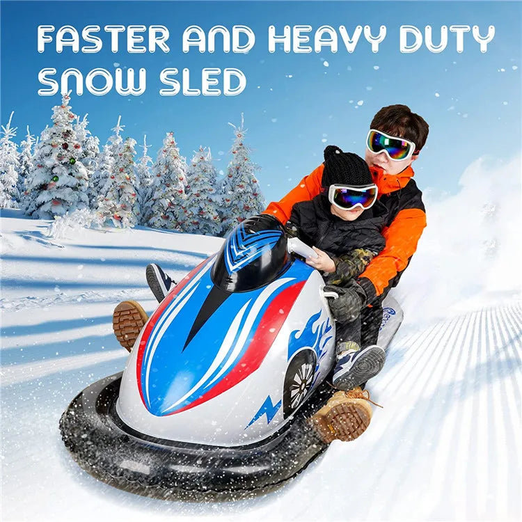 Bote Inflable Grande de 175 cm, Tubo de Nieve de Alta Elasticidad, Trineo Inflable para Esquí en Exteriores