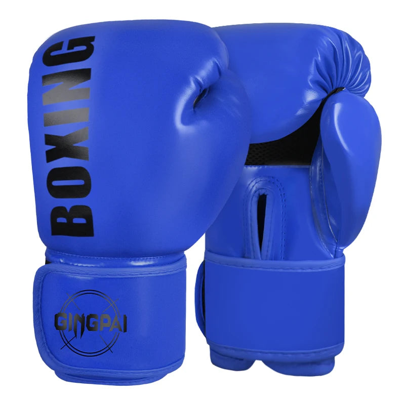 Guantes de Boxeo Profesionales de 6/8/10/12oz para Adultos, Guantes de Combate Sanda Muay Thai para Hombres y Mujeres, Entrenamiento con Saco de Arena, Lucha Libre, MMA