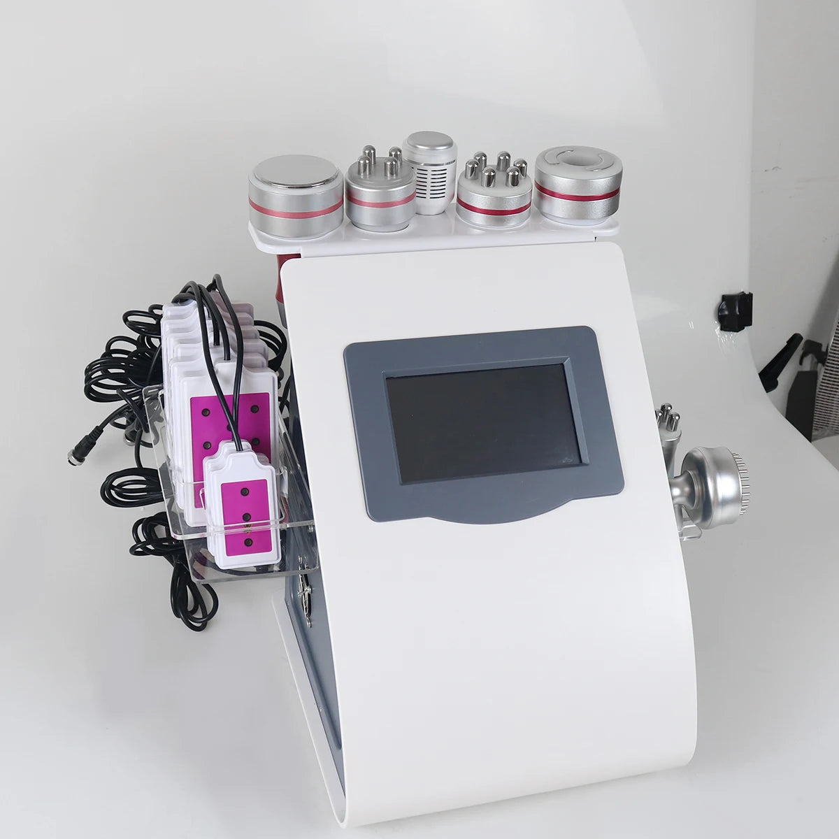 Máquina de Belleza 9 en 1, Nueva, 80K, Cavitación, Vacío, Adelgazamiento, Masaje, Radiofrecuencia RF, Dispositivo de Lifting y Tensado de la Piel del Rostro