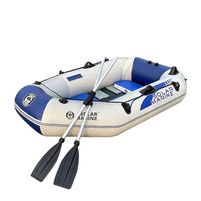 Bote de pesca inflable de PVC Solarmarine, barcos de carreras para una sola persona de 2M y Kayak de surf portátil para adultos, deportes acuáticos al aire libre