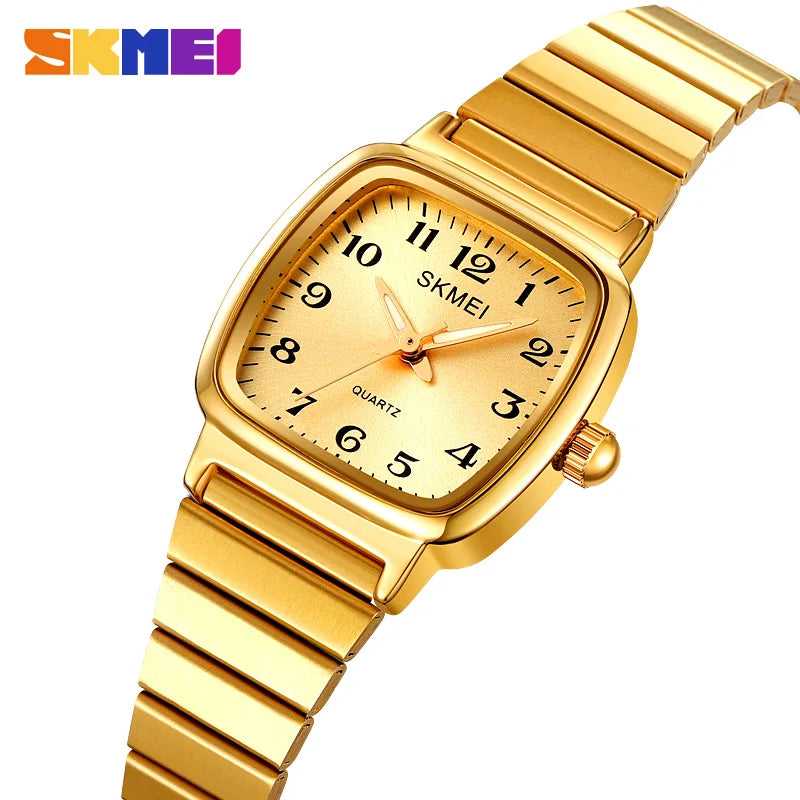 Reloj de cuarzo para mujer SKMEI 2292, impermeable, elegante, de negocios, lujoso y completo.