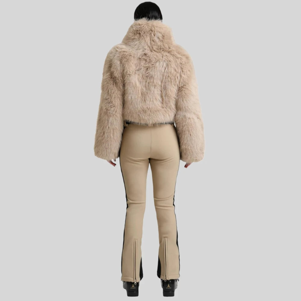 GSOU SNOW-traje de nieve cálido de dos piezas para mujer, mono de Snowboard ajustado, ropa elástica de esquí a prueba de viento con aislamiento para invierno