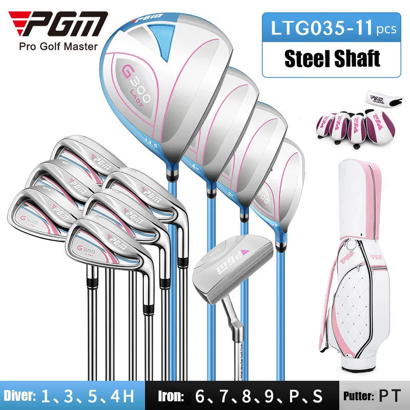 Juego de golf para mujer PGM, fabricante mayorista de palos de golf, juego completo para mujeres