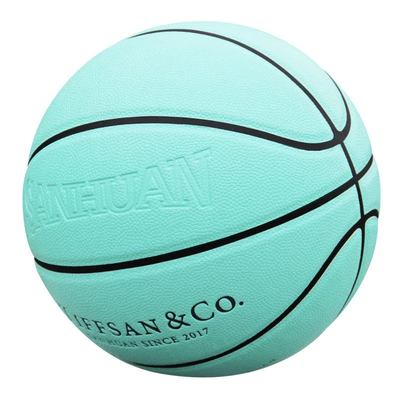 Baloncesto Sanhuan Original, tamaño 7, pelota de baloncesto estándar de goma de alta calidad, entrenamiento interior y exterior, regalo de cumpleaños deportivo