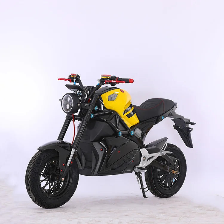 Controlador de bicicleta eléctrica para motocicleta Lvyuan, modelo popular de motocicleta eléctrica, freno de disco, dos ruedas, asiento cómodo, alta potencia de 5000w
