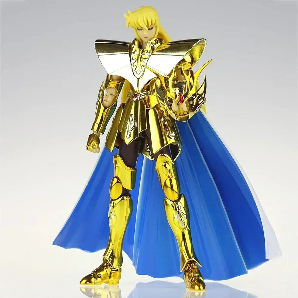 En stock: Figuras de acción de los Caballeros de Oro de Saint Seiya Myth Cloth EX: Capricornio Shura / Leo Aiolia / Aries Mu / Libra Dohko / Virgo