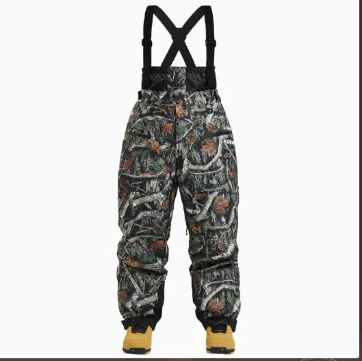 Pantalones de Esquí Gsou para Mujer, Impermeables, para Deportes de Montaña, Invierno, para Hombre y Mujer, Overoles de Snowboard con Tirantes, Pantalones de Nieve Cálidos para -40 Grados
