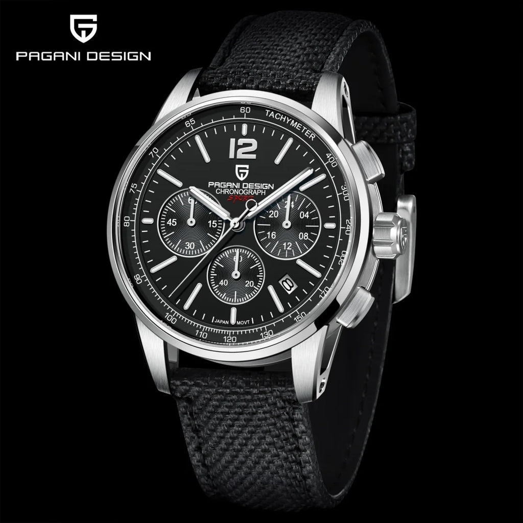 PAGANI DESIGN 2026 Nuevo Reloj de Cuarzo para Hombre de Lujo Casual, Movimiento VK63, Resistente al Agua 100M, Cristal de Zafiro, Reloj de Acero Inoxidable