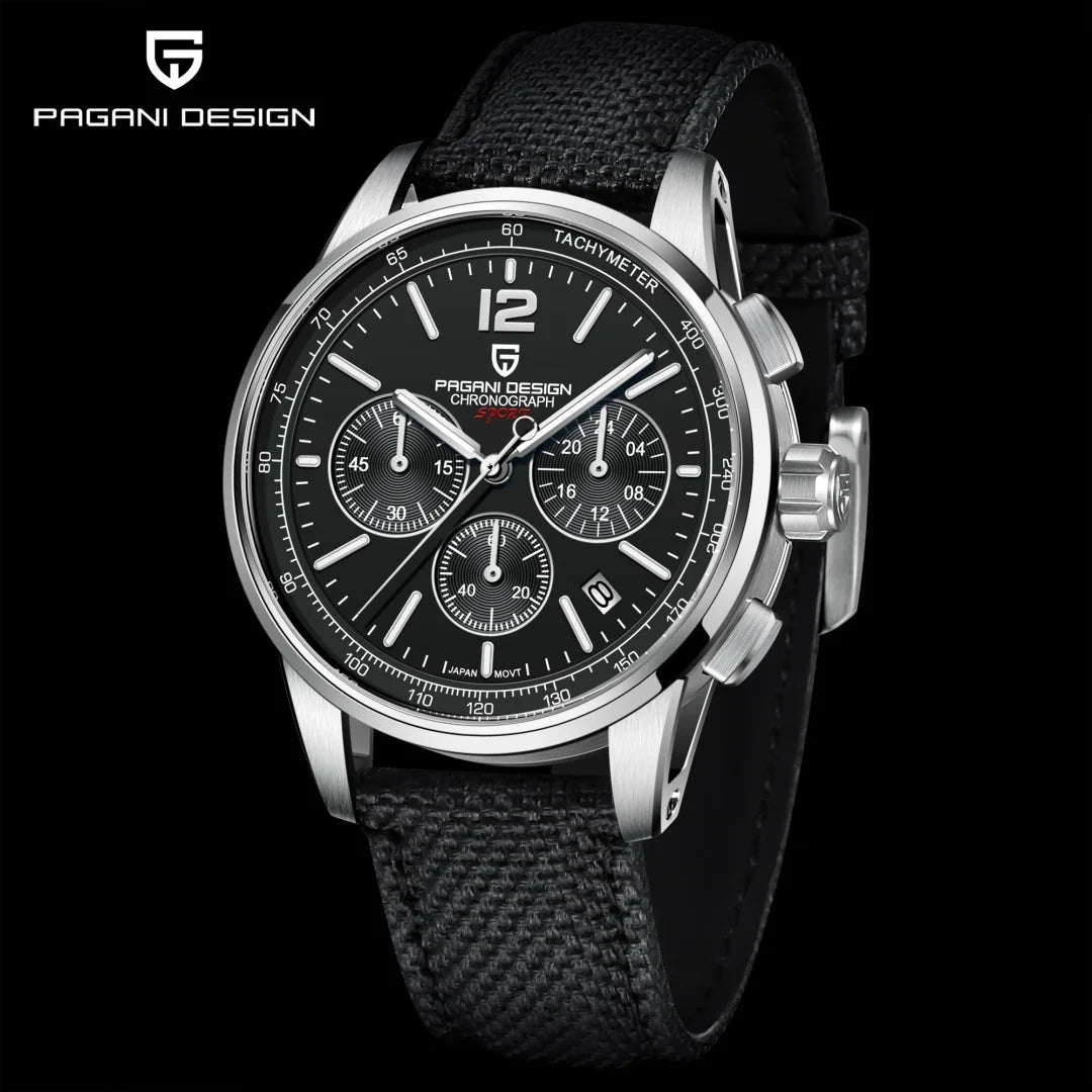 PAGANI DESIGN 2026 Nuevo Reloj de Cuarzo para Hombre de Lujo Casual, Movimiento VK63, Resistente al Agua 100M, Cristal de Zafiro, Reloj de Acero Inoxidable