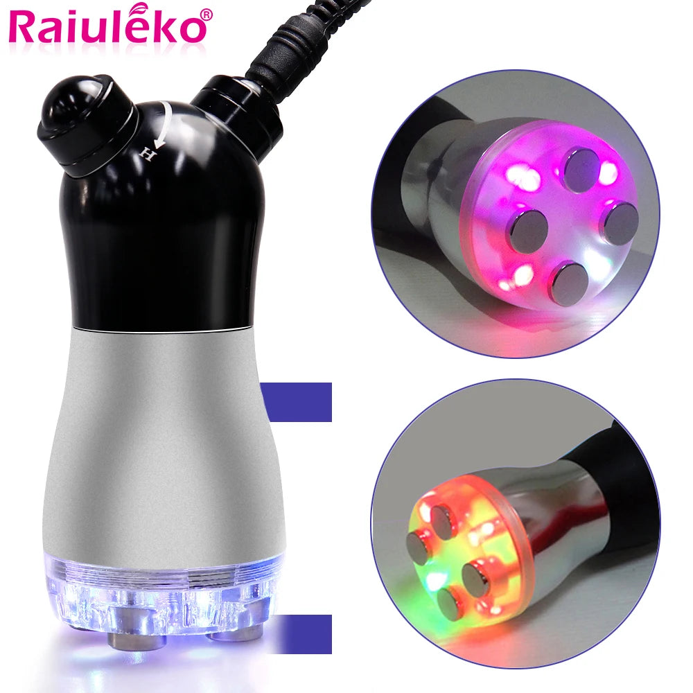 Máquina de Belleza con Microcorriente, RF, LED y Fotones  Masajeador de Electroporación Gratuito para Rejuvenecimiento, Reafirmación y Lifting Facial y de la Piel